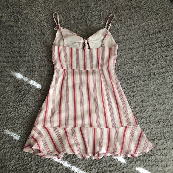 TOBI Americana Stripe Red Multi Dress (S) - Picture 6 of 8